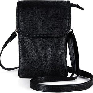 Genuine Leather Small Crossbody Bags for Women Cell Phone Bag Cross Body Purses,